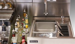 Tobin Ellis Signature Series Cocktail Station Prep Sink - 18