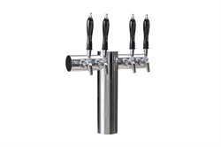 Avenue T-Pipe Tower for Century System, 4 Faucets