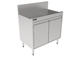 Storage Cabinet with Drainboard Top - 30