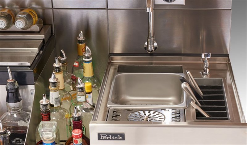 Tobin Ellis Signature Series Cocktail Station Prep Sink - 12